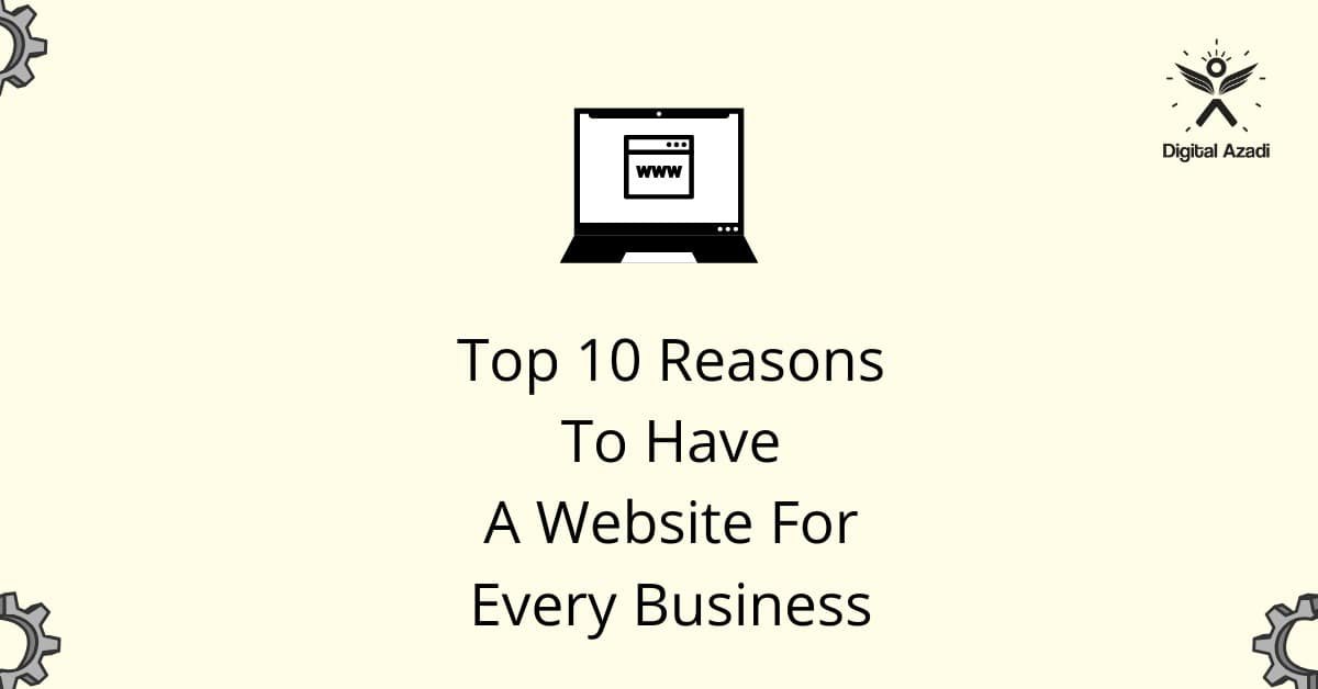 Need of Website foe Business